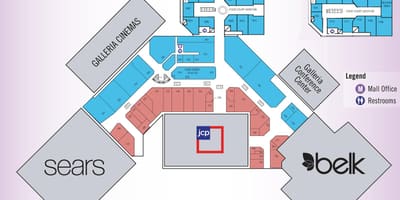 Galleria mall Χιούστον εμφάνιση χάρτη