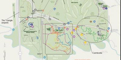 Χάρτης της Memorial park Χιούστον